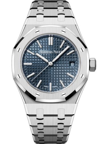 [15550ST.OO.1356ST.06] Royal Oak Selfwinding 37 Stainless Steel / Blue