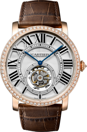 [HPI00593] Rotonde de Cartier Flying Tourbillon Pink Gold / Diamond / Silver