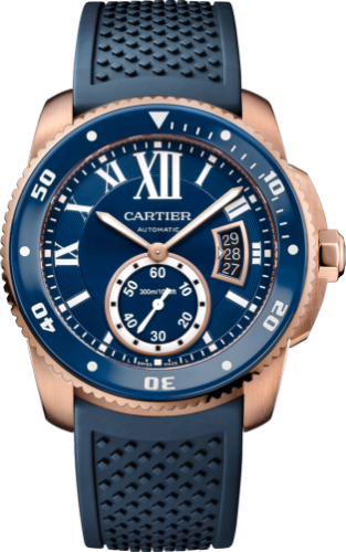 [WGCA0010] Calibre de Cartier Diver Pink Gold / Blue
