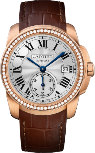 [WF100013] Calibre de Cartier 38 Pink Gold / Silver / Diamond