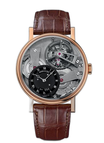 [7047BR/G9/9ZU] Tradition 7047 Fusée Tourbillon Rose Gold / Black