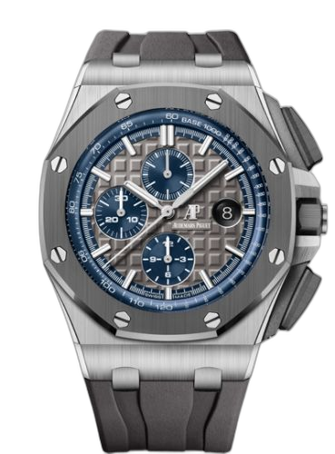 [26400IO.OO.A004CA.02] Royal Oak Offshore 44 Titanium / Ceramic / Grey / Rubber