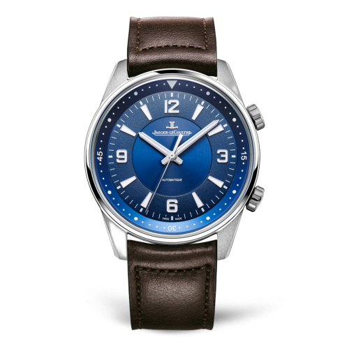 [9008480 (aka: Q9008480)] Polaris Automatic Stainless Steel / Blue / Calf