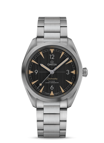 [220.10.40.20.01.001 (aka: 22010402001001)] Railmaster Omega Co-Axial Master Chronometer 40 Stainless Steel / Grey / Bracelet