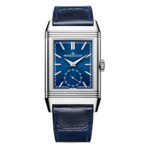 [3978480] Reverso Tribute Small Seconds Stainless Steel / Blue / Fagliano