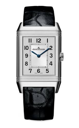 [2548520 (aka: Q2548520)] Reverso Classic Medium Thin Stainless Steel / Silver / Alligator
