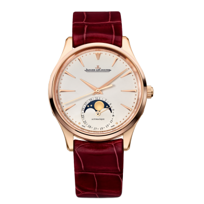 [1252520] Master Ultra Thin Moon 34 Pink Gold / Eggshell / Alligator