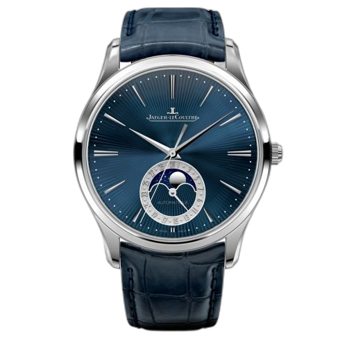 [13635E1] Master Ultra Thin Moon White Gold / Enamel / Alligator