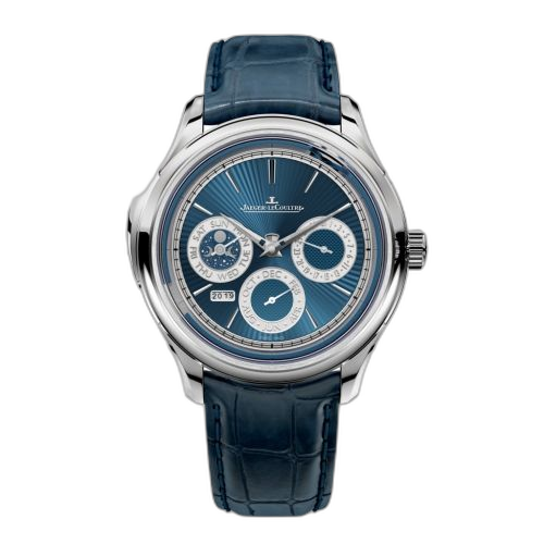 [52334E1] Master Grande Tradition Minute Repeater Perpetual Calendar White Gold / Blue Enamel / Alligator