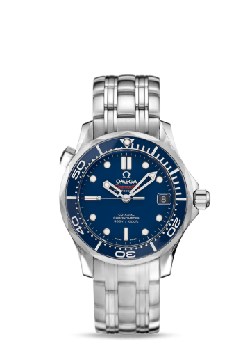 [212.30.36.20.03.001 (aka: 21230362003001)] Seamaster Diver 300M Co-Axial 36.25 Stainless Steel / Blue/ Bracelet / Ceramic