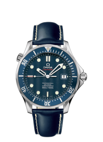 [2920.80.91 (aka: 29208091)] Seamaster Diver 300M Co-Axial 41 Stainless Steel / Blue / Rubber