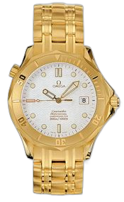 [2131.20.00 (aka: 21312000)] Seamaster Diver 300M Automatic 41 Yellow Gold / White / Bracelet