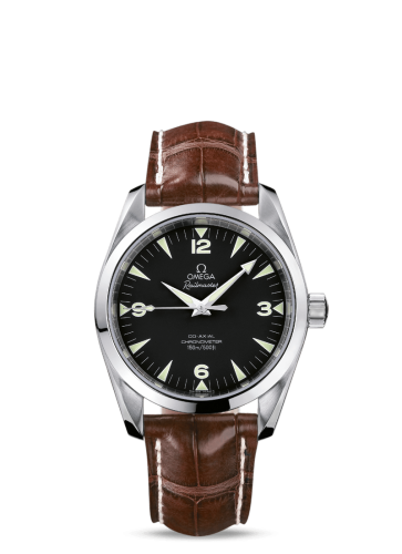 [2804.52.37 (aka: 28045237)] Seamaster Aqua Terra 150M Co-Axial 36.2 Railmaster / Brown Alligator