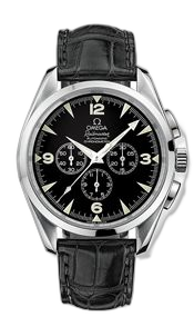 [2812.52.31 (aka: 28125231)] Seamaster Aqua Terra 150M Automatic 42.2 Railmaster Chronograph / Black Alligator