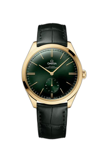 [435.53.40.21.10.001 (aka: 43553402110001)] De Ville Trésor Master Chronometer Small Seconds Yellow Gold / Green