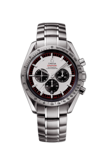 [3559.32.00] Speedmaster Michael Schumacher Stainless Steel / Panda / Bracelet / The Legend Silver