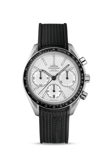 [326.32.40.50.02.001 (aka: 32632405002001)] Speedmaster Racing Co-Axial Chronograph Stainless Steel / Silver / Rubber