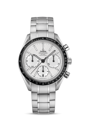 [326.30.40.50.02.001 (aka: 32630405002001)] Speedmaster Racing Co-Axial Chronograph Stainless Steel / Silver / Bracelet