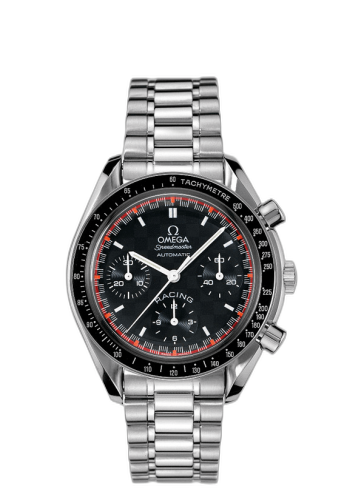 [3518.50.00 (aka: 35185000)] Speedmaster Reduced Stainless Steel / Black / Bracelet / Michael Schumacher