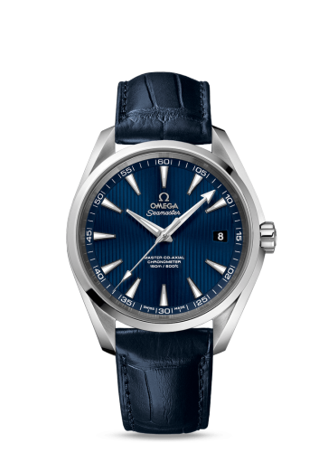 [231.13.42.21.03.001 (aka: 23113422103001)] Seamaster Aqua Terra 150m Master Co-Axial 41.5 Stainless Steel / Blue