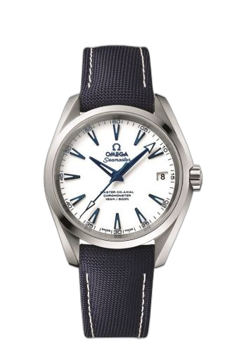 [231.92.39.21.04.001 (aka: 23192392104001)] Seamaster Aqua Terra 150M Master Co-Axial 38.5 Titanium / White / GoodPlanet