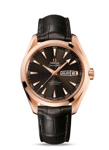 [231.53.43.22.06.001 (aka: 23153432206001)] Seamaster Aqua Terra 150m Co-Axial 43 Annual Calendar Red Gold / Grey