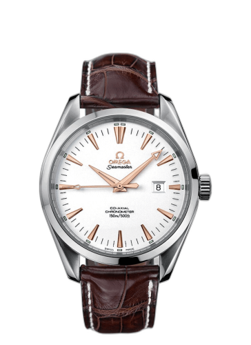 [2802.34.37] Seamaster Aqua Terra 150M Co-Axial 42.2 Stainless Steel / White