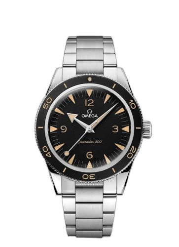 [234.30.41.21.01.001 (aka: 23430412101001)] Seamaster 300 Master Chronometer Stainless Steel / Black / Bracelet