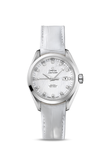[231.13.34.20.55.001 (aka: 23113342055001)] Seamaster Aqua Terra 150M Co-Axial 34 Stainless Steel / White
