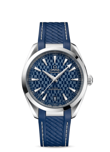[522.12.41.21.03.001 (aka: 52212412103001)] Seamaster Aqua Terra 150M Master Chronometer 41 Stainless Steel / Blue / Tokyo 2020 Olympics