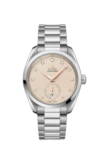 [220.10.38.20.59.001] Seamaster Aqua Terra 150M Master Chronometer Small Seconds 38 Stainless Steel / Sand - Diamond / Bracelet