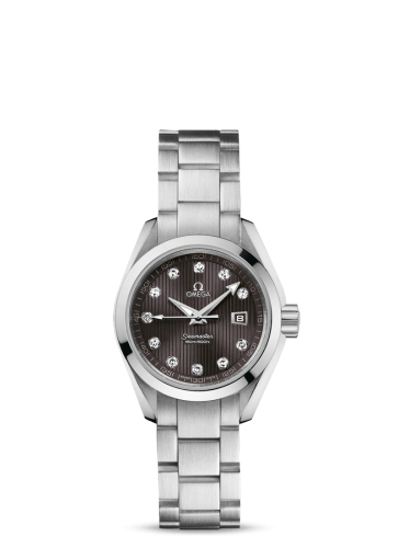 [231.10.30.61.56.001 (aka: 23110306156001)] Seamaster Aqua Terra 150M Quartz 30 Stainless Steel / Grey / Bracelet