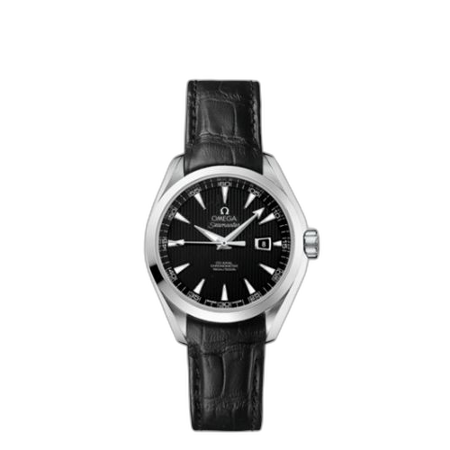 [231.13.34.20.01.001 (aka: 23113342001001)] Seamaster Aqua Terra 150M Co-Axial 34 Stainless Steel / Black
