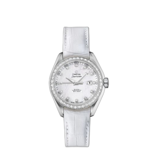 [231.18.34.20.55.001 (aka: 23118342055001)] Seamaster Aqua Terra 150M Co-Axial 34 Stainless Steel / Diamond / MOP