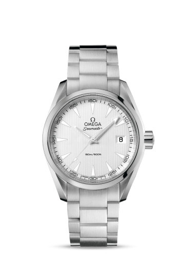 [231.10.39.60.02.001 (aka: 23110396002001)] Seamaster Aqua Terra 150M Quartz 38.5 Stainless Steel / Silver / Bracelet