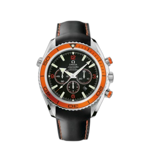 [2918.50.82 (aka: 29185082)] Seamaster Planet Ocean 600M Co-Axial 45.5 Chronograph Stainless Steel / Orange / Rubber