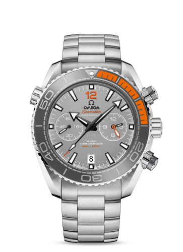 [215.90.46.51.99.001 (aka: 21590465199001)] Seamaster Planet Ocean 600M Co-Axial 45.5 Master Chronometer Chronograph Titanium / Grey / Bracelet