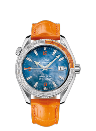 [2916.50.48 (aka: 29165048)] Seamaster Planet Ocean 600M Co-Axial 42 Mécanique 6 Sapphires/ Short Strap