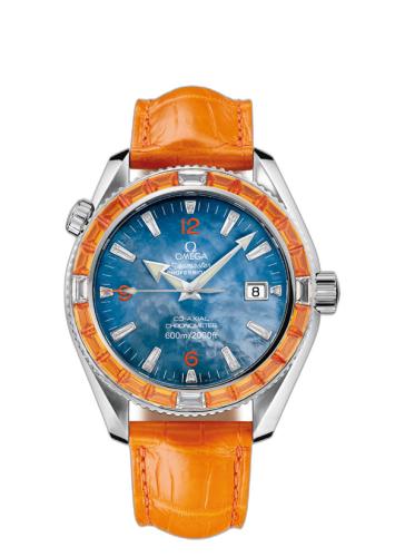 [2913.50.48 (aka: 29135048)] Seamaster Planet Ocean 600M Co-Axial 42 Mécanique 20 Sapphires / Short Strap