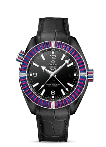 [215.98.46.22.01.003 (aka: 21598462201003)] Seamaster Planet Ocean 600M Co-Axial 45.5 Master Chronometer GMT Deep Black Sapphire