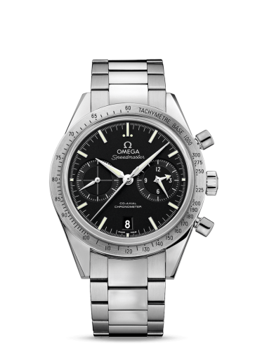 [331.10.42.51.01.001 (aka: 33110425101001)] Speedmaster 57 Co-Axial Stainless Steel / Black / Bracelet
