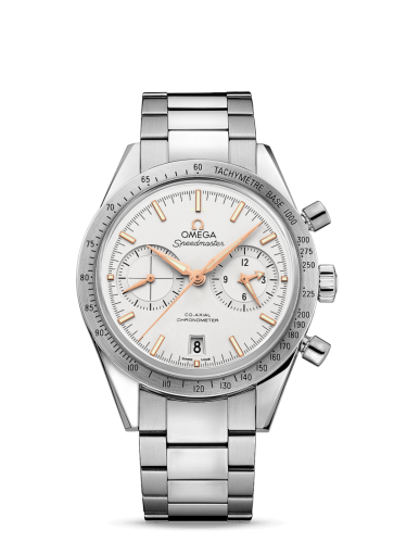 [331.10.42.51.02.002 (aka: 33110425102002)] Speedmaster 57 Co-Axial Stainless Steel / Silver / Bracelet