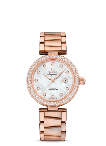 [425.65.34.20.55.010 (aka: 42565342055010)] LadyMatic Co-Axial 34 Sedna Gold / Diamond / MOP / Bracelet