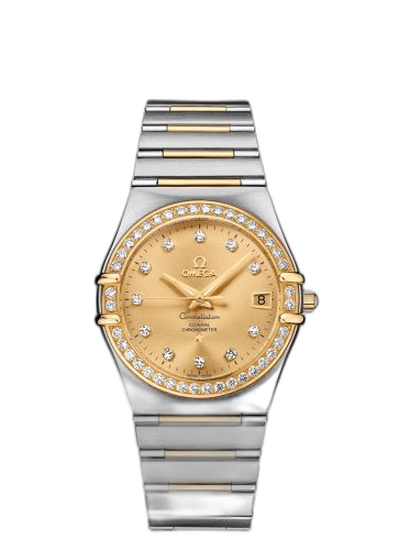 [111.25.36.20.58.001 (aka: 11125362058001)] Constellation Automatic 36 Stainless Steel / Yellow Gold / Diamond / Champagne / 160 Years