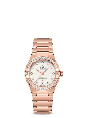 [131.55.29.20.52.001 (aka: 13155292052001)] Constellation Manhattan 29 Co-Axial Master Chronometer Sedna Gold / Silver / Diamond