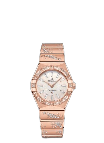 [131.55.28.60.99.001 (aka: 13155286099001)] Constellation Manhattan 28 Quartz Sedna Gold / MOP - Diamond / Diamond