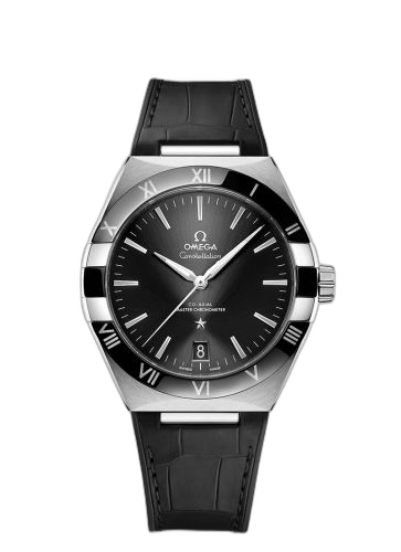 [131.33.41.21.01.001 (aka: 13133412101001)] Constellation Master Chronometer 41 Stainless Steel / Ceramic / Black