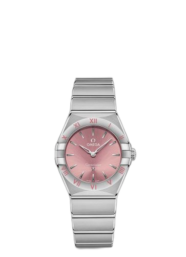[131.10.28.60.11.001 (aka: 13110286011001)] Constellation Manhattan 28 Quartz Stainless Steel / Blush
