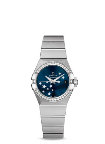 [123.15.27.20.03.001 (aka: 12315272003001)] Constellation Co-Axial 27 Brushed Stainless Steel / Diamond / Orbis
