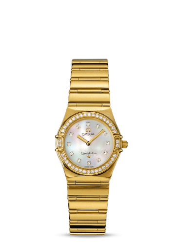 [1154.75.00] Constellation Quartz 25.5 My Choice Yellow Gold / Diamond / MOP